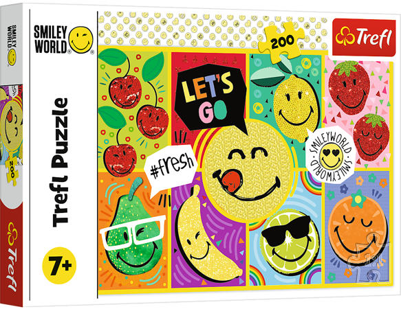 Puzzle 200 elementów Wesoły Smiley World