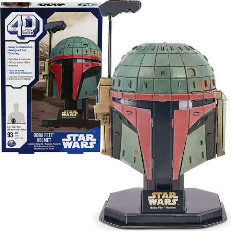 Puzzle 4D Build Star Wars Boba Fett model hełm 3D do złożenia