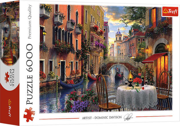 Puzzle 6000 Romantyczna kolacja Trefl