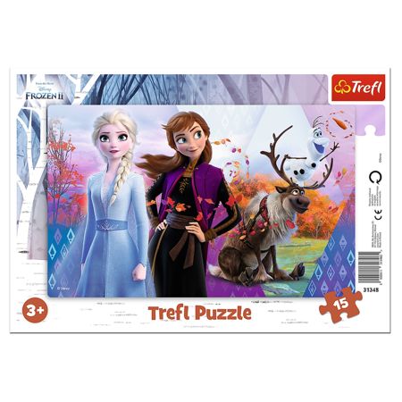 Puzzle Ramkowe Magiczny Świat Anny I Elsy Frozen Trefl