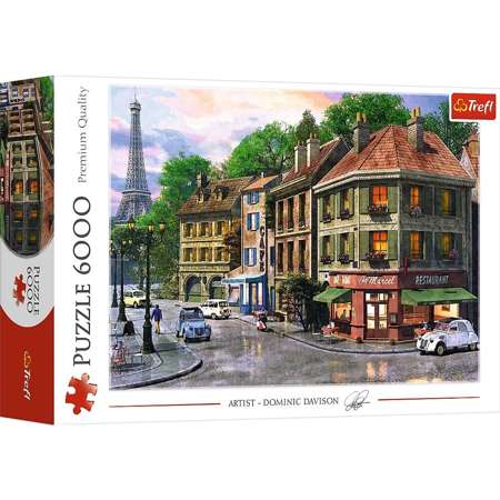 Puzzle Uliczka Paryża 6000 elementów Trefl