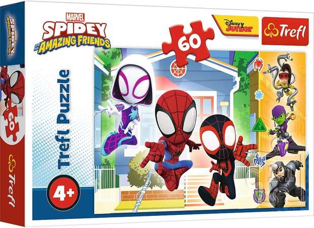 Puzzle W świecie Spidey'a 60 elementów