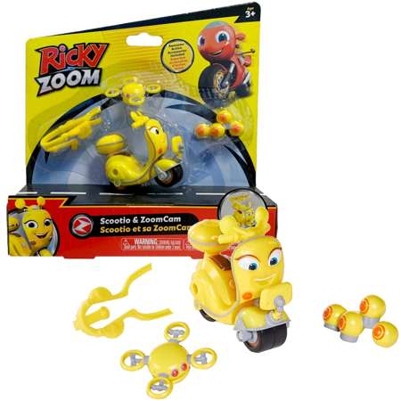 Ricky Zoom Motocykl Motor Tomy Figurka Scootio Zoomcam