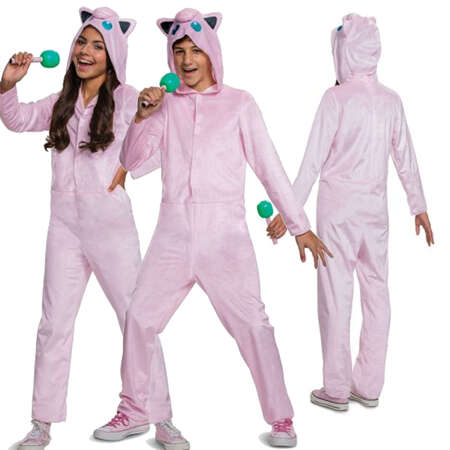 Strój karnawałowy Pokemon Jigglypuff kostium różowe przebranie 109-126 cm (4-6 lat) Kigurumi