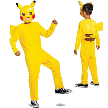 Strój karnawałowy Pokemon Pikachu kostium żółte przebranie 137-149 cm (10-12 lat)