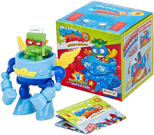 Super Zings losowa figurka kolekcjonerska seria 3 superbot + superzings 3+ Magic Box 