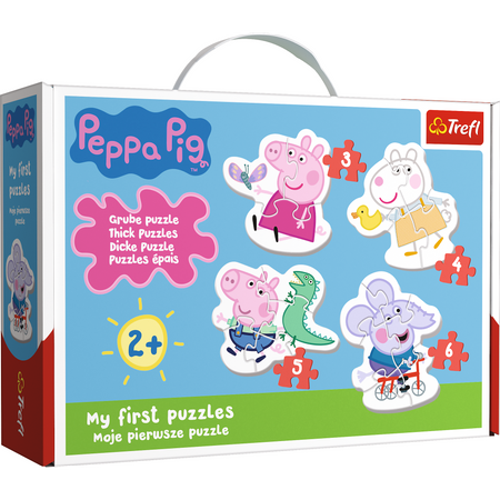 Świnka Peppa Puzzle Classic Moje pierwsze puzzle Układanka 18 elementów Trefl Baby