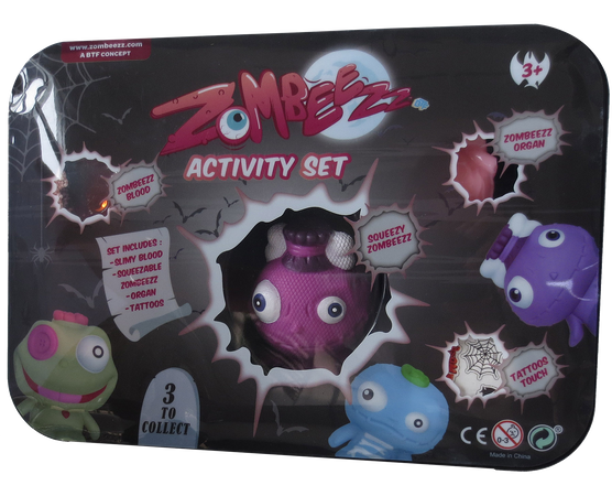 TM Toys Zombeezz zestaw aktywności figurka Zombiaka, slime + żelowy organ USZKODZONE OPAKOWANIE