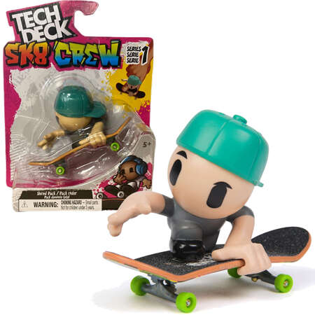 Tech Deck Sk8 Crew S1 zestaw deskorolka+figurka