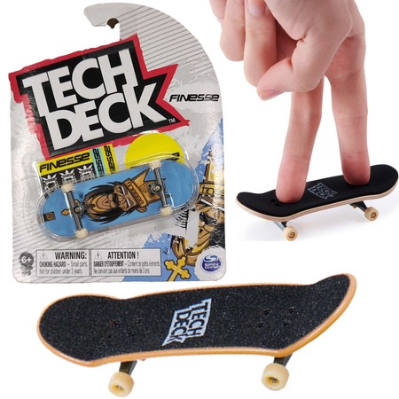 Tech Deck deskorolka fingerboard Finesse Król Lew + naklejki