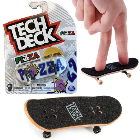 Tech Deck deskorolka fingerboard Pizza + naklejki