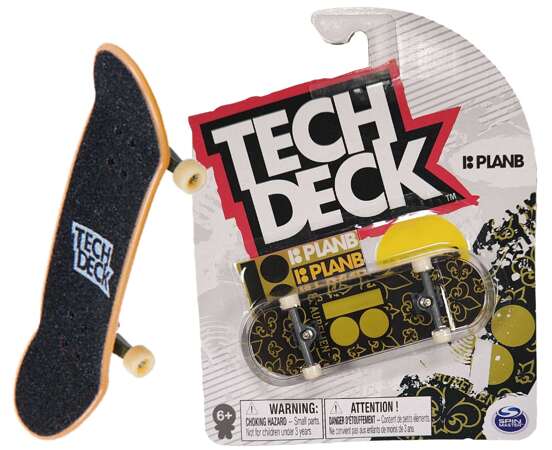 Tech Deck deskorolka fingerboard PlanB Aurelien + naklejki