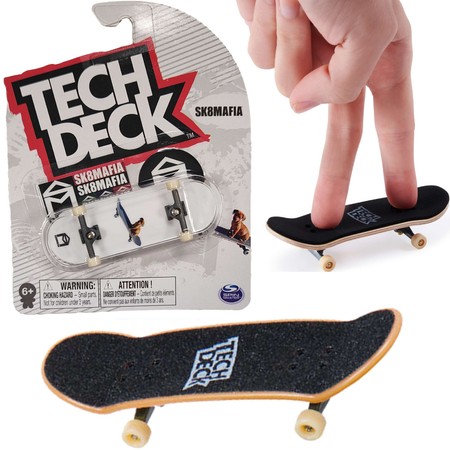 Tech Deck deskorolka fingerboard SK8Mafia Piesek + naklejki