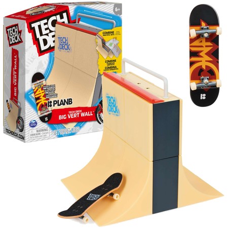 Tech Deck fingerboard zestaw rampa Big Vert Wall + deskorolka 