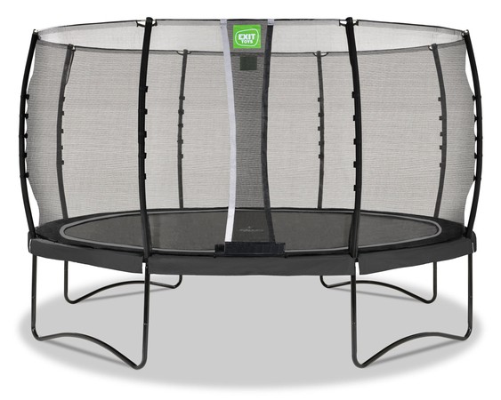 Trampolina ogrodowa z siatką zabezpieczającą Allure Classic 427 cm czarna