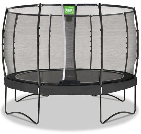 Trampolina ogrodowa z siatką zabezpieczającą Allure Premium 366 cm czarna