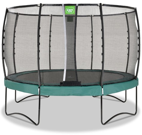 Trampolina ogrodowa z siatką zabezpieczającą Allure Premium 366 cm zielona