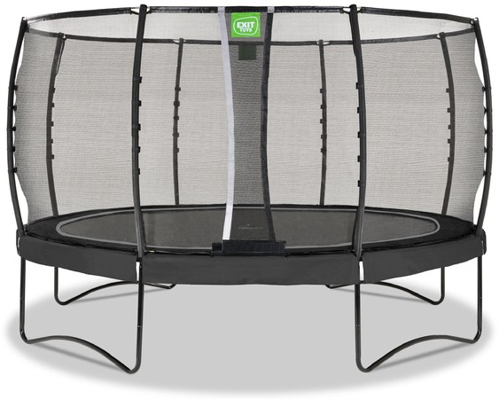 Trampolina ogrodowa z siatką zabezpieczającą Allure Premium 427 cm czarna