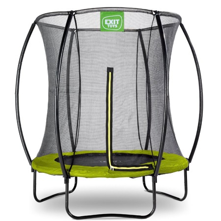 Trampolina ogrodowa z siatką zabezpieczającą Silhouette 183 cm zielona