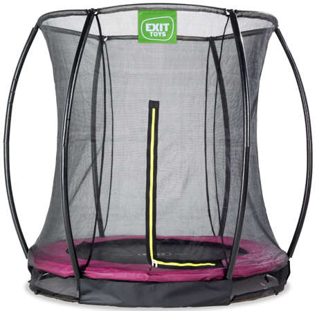 Trampolina ogrodowa z siatką zabezpieczającą Sillhouette 183 cm różowy