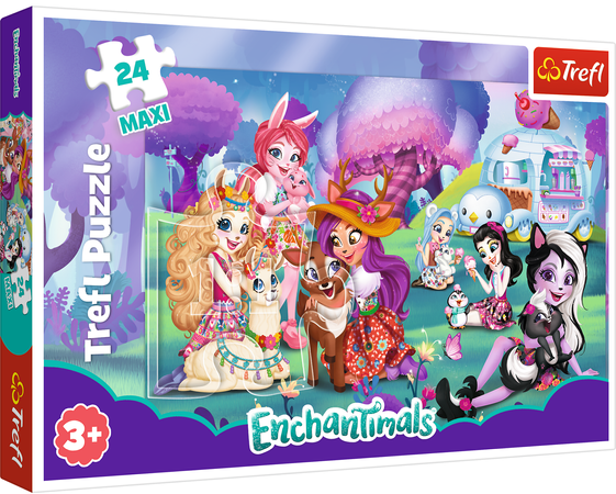 Trefl 14315 Puzzle Maxi Wesoły świat Enchantimals