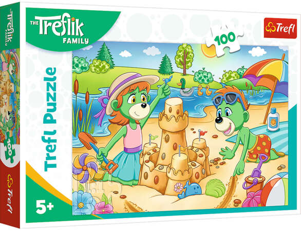 Trefl Puzzle 100 elementów Dzień Treflików The Treflik Family