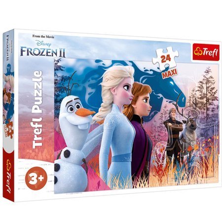 Trefl Puzzle 24 Maxi Disney Frozen II Kraina Lodu Magiczna wyprawa 