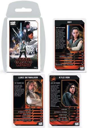 Winning Top Trumps Star Wars The Last Jedi 032988 karty gra dla fanów